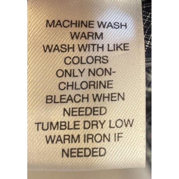 Men's 2XB Dark Blue w/Light Green Stripes Roundtree & Yorke Button Down Shirt - Picture 4 of 8